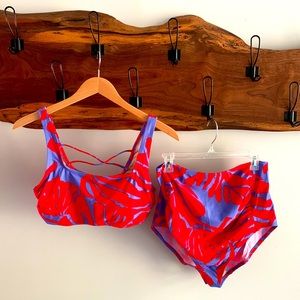 Motherhood Maternity Beach Bump High-Waisted Maternity 2-Piece Bikini Set